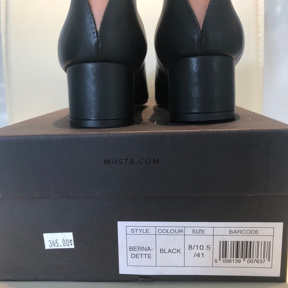 NWT miista leather shoes heel size 41 - Picture 8 of 8